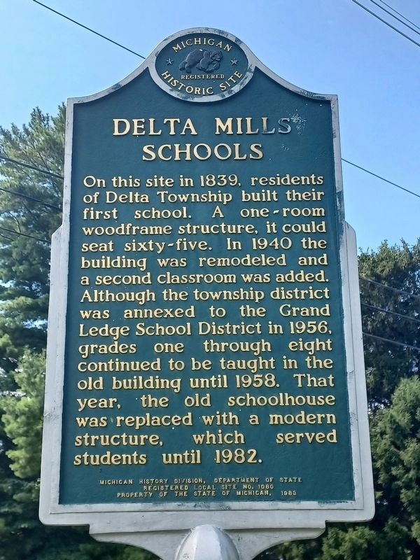 Delta Mills Schools Marker image. Click for full size.