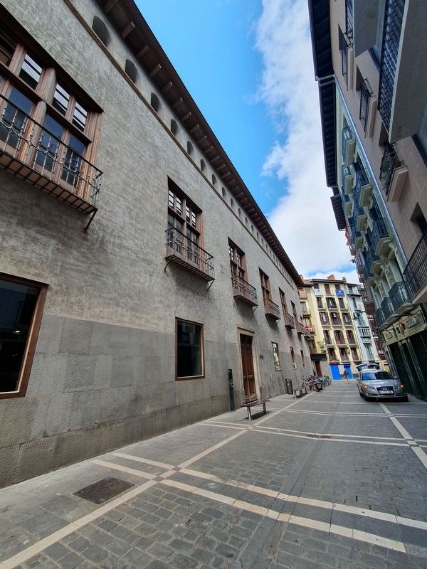 Palacio del Condestable and Marker. Click for full size. Palacio del Condestable and Marker image. Click for full size.