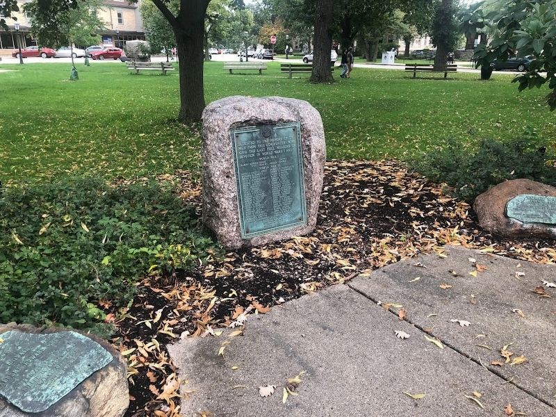War Dead of World Wars I and II Marker image. Click for full size.