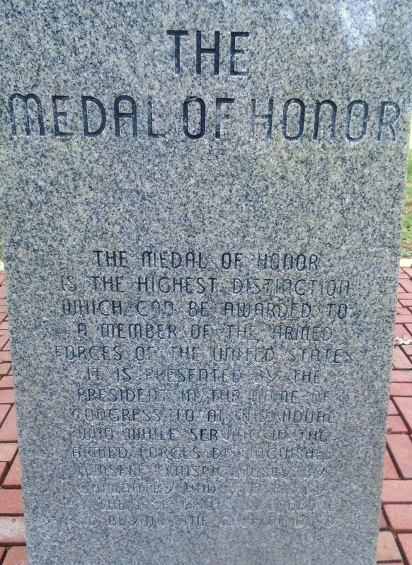 Oregon Medal of Honor Information Marker image. Click for full size.