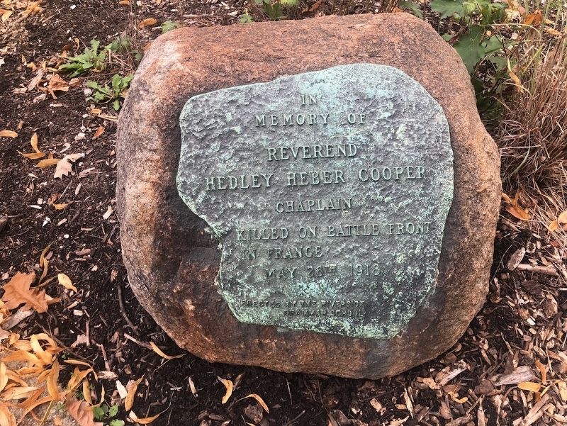 Hedley Heber Cooper monument image. Click for full size.