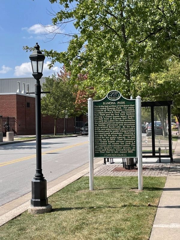 Ramona Park Marker image. Click for full size.