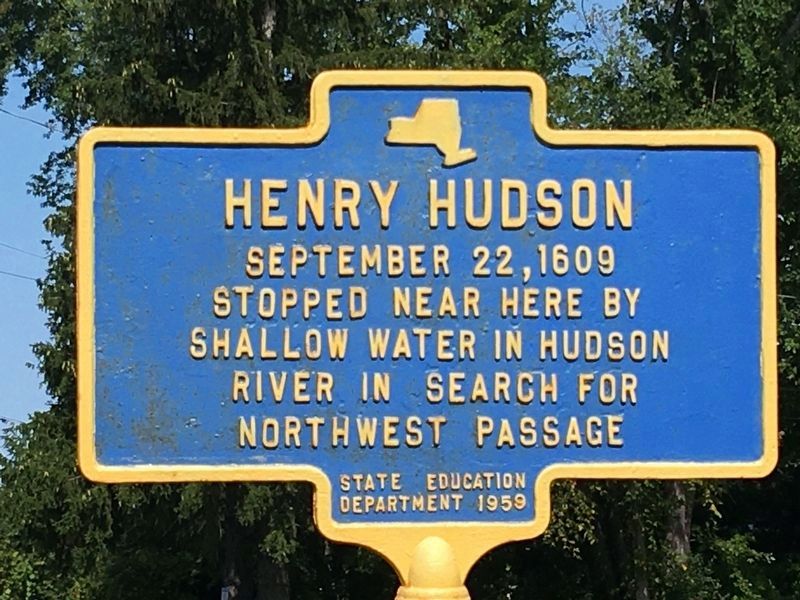 Henry Hudson Marker. Click for full size. Henry Hudson Marker image. Click for full size.