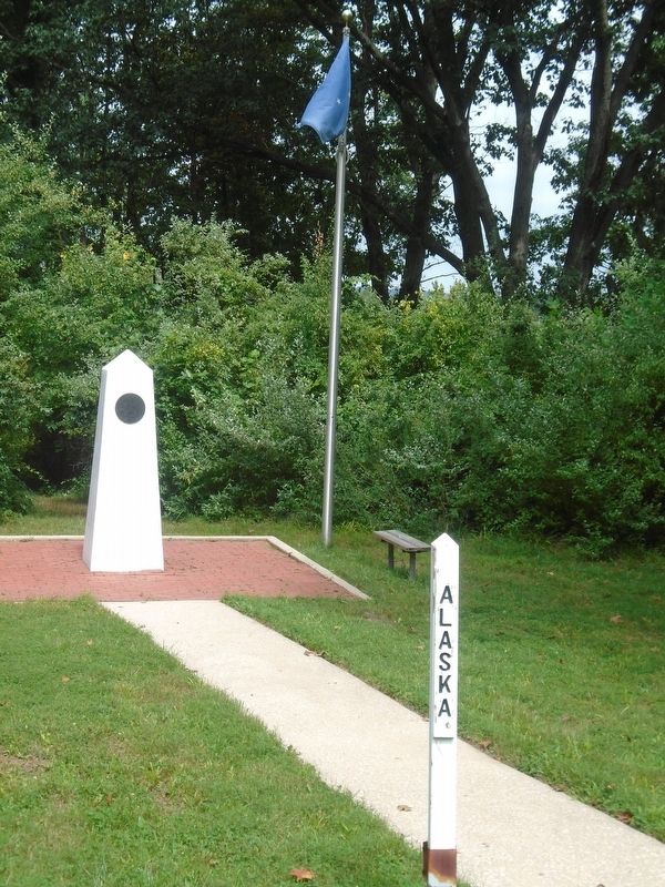 Alaska Medal of Honor Recipients Memorial Plaza image. Click for full size.