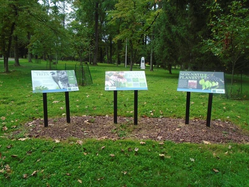 Native and Non-Native Plants and Animals Markers image. Click for full size.