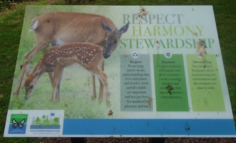 Respect, Harmony, and Stewardship Marker image. Click for full size.