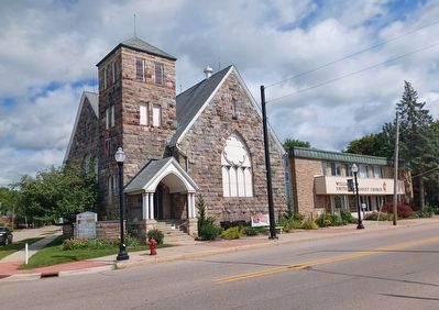Methodist Episcopal Church and Marker image. Click for full size.