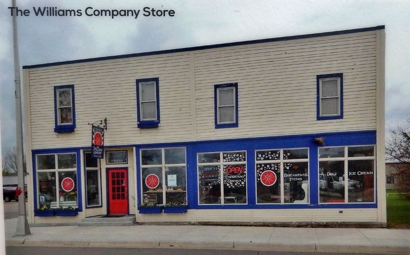 Marker detail: The Williams Company Store. Click for full size. Marker detail: The Williams Company Store image. Click for full size.