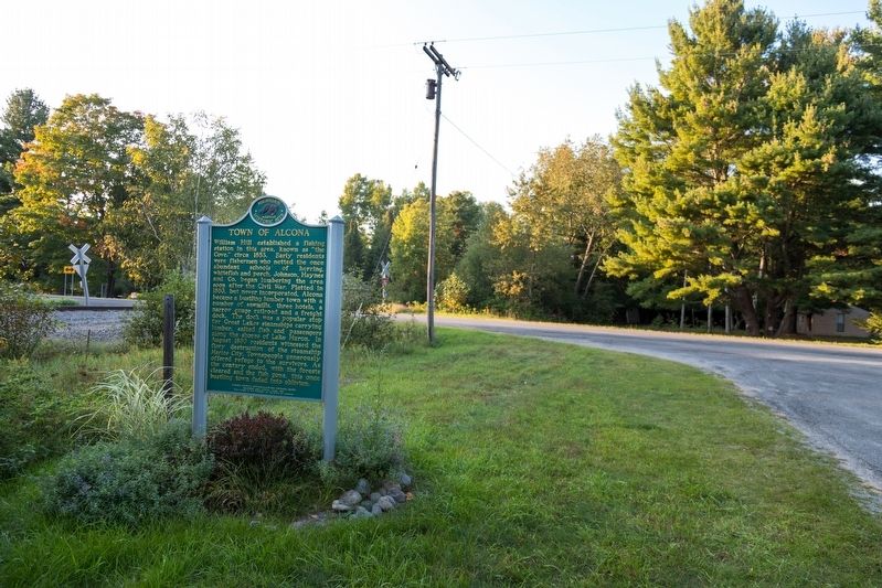 Town of Alcona Marker image. Click for full size.