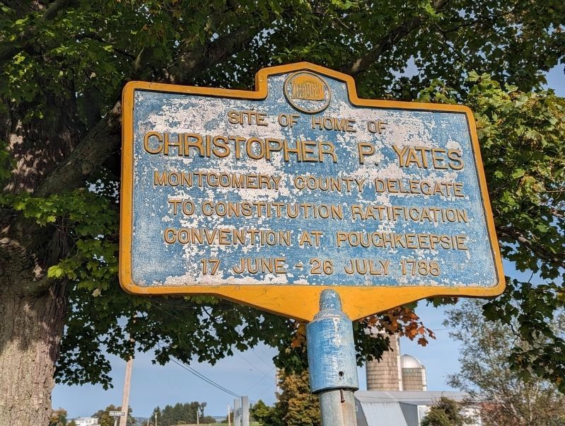 Site of Home of Christopher P. Yates Marker image. Click for full size.