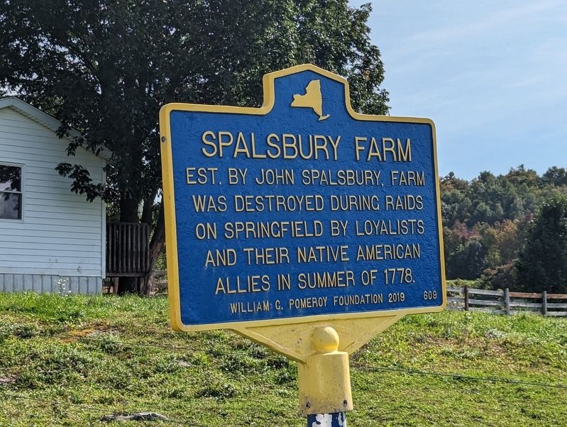 Spalsbury Farm Marker. Click for full size. Spalsbury Farm Marker image. Click for full size.