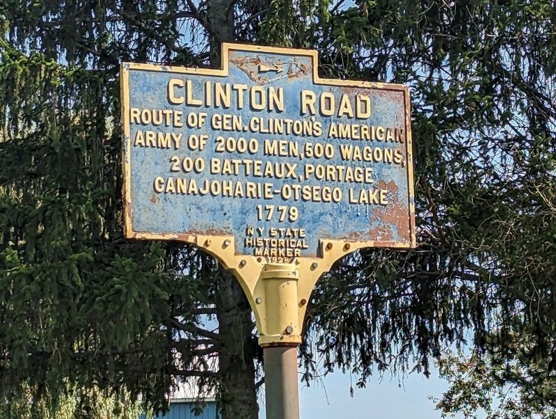 Condition of Clinton Road Marker September 2023 image. Click for full size.