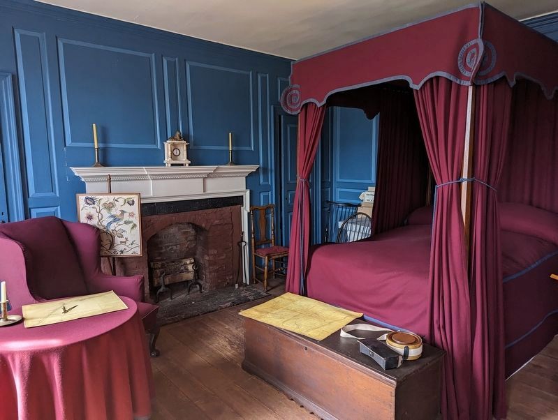 The bedroom of Sir Johnson image. Click for full size.