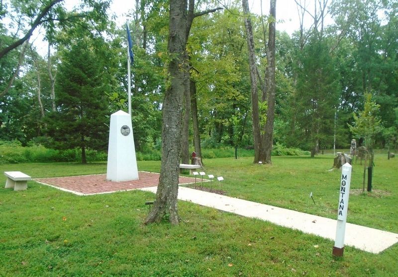 Montana Medal of Honor Recipients Memorial Plaza image. Click for full size.