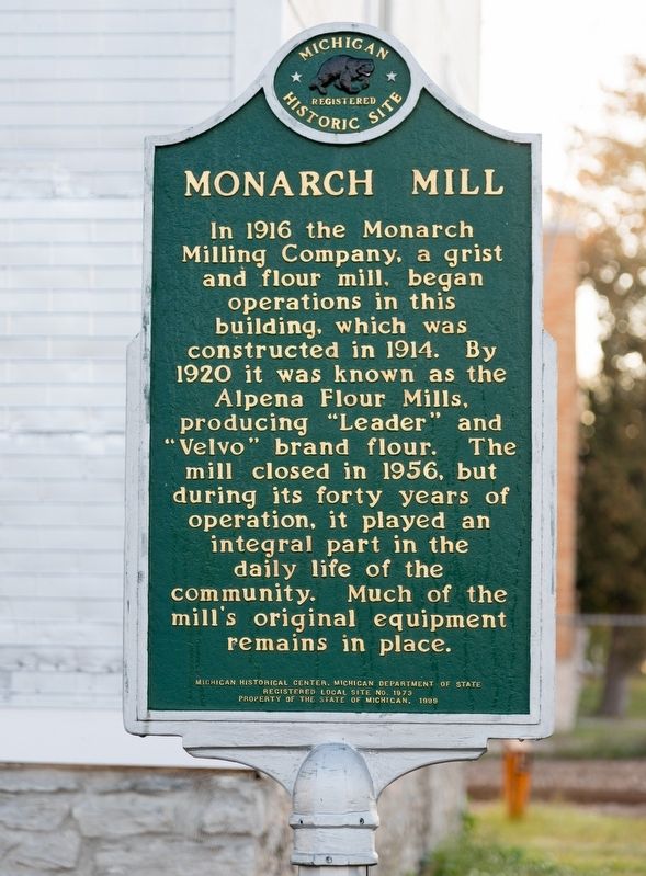 Monarch Mill Marker image. Click for full size.