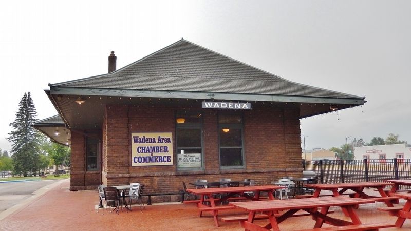 Northern Pacific Passenger Depot (<i>east elevation</i>). Click for full size. Northern Pacific Passenger Depot (<i>east elevation</i>) image. Click for full size.