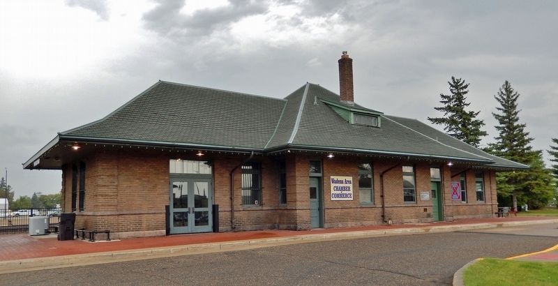 Northern Pacific Passenger Depot (<i>southwest elevation</i>). Click for full size. Northern Pacific Passenger Depot (<i>southwest elevation</i>) image. Click for full size.
