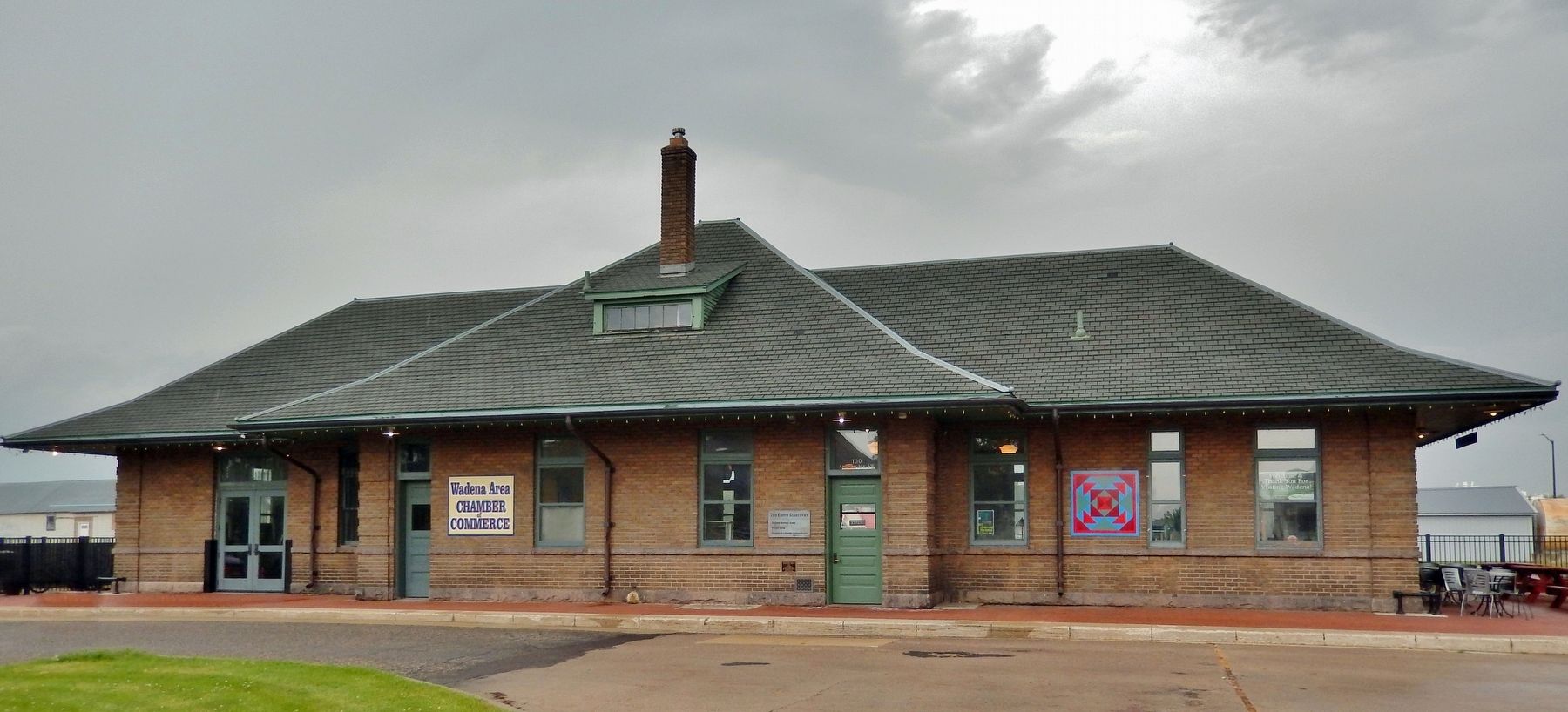 Northern Pacific Passenger Depot (<i>south/front elevation</i>) image. Click for full size.