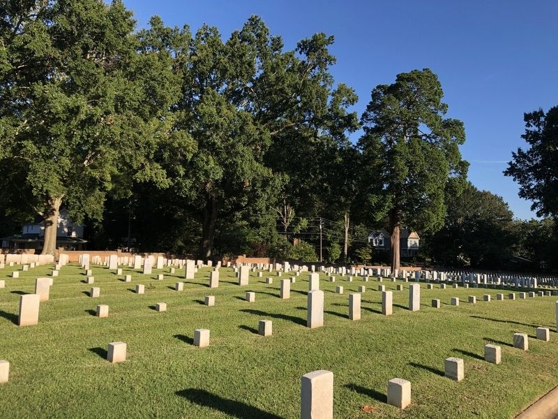 Raleigh National Cemetery. Click for full size. Raleigh National Cemetery image. Click for full size.