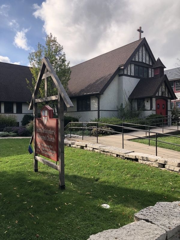 St. Christopher�s Church in Oak Park image. Click for full size.