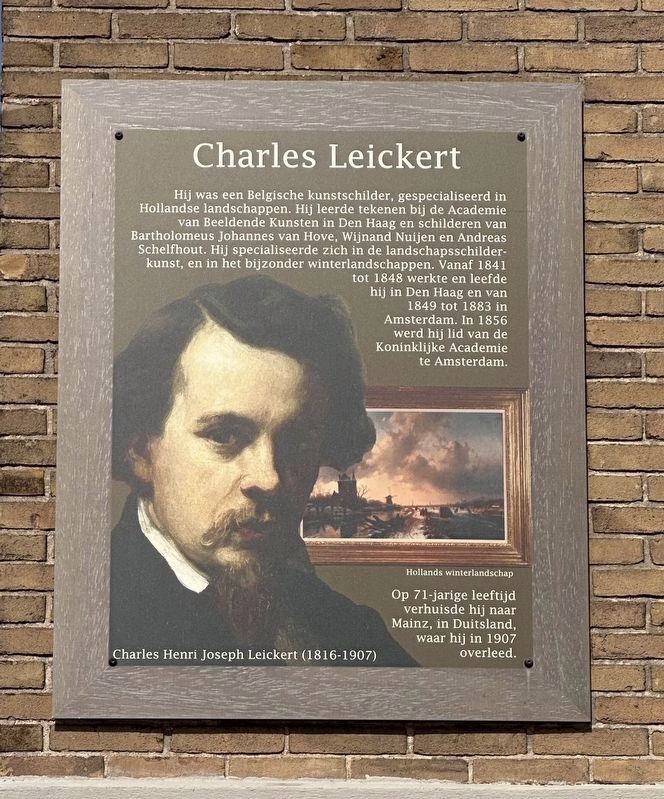 Charles Leickert Marker. Click for full size. Charles Leickert Marker image. Click for full size.