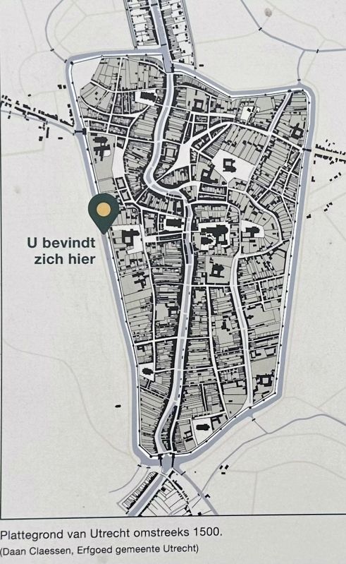 Marker detail: City map with defensive canal, ca. 1500. Click for full size. Marker detail: City map with defensive canal, ca. 1500 image. Click for full size.