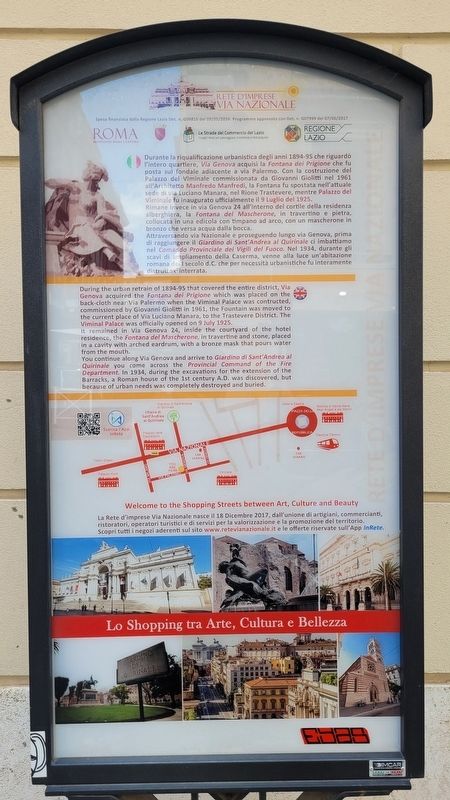 Via Genova Marker. Click for full size. Via Genova Marker image. Click for full size.