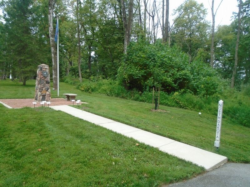 North Dakota Medal of Honor Memorial Plaza image. Click for full size.