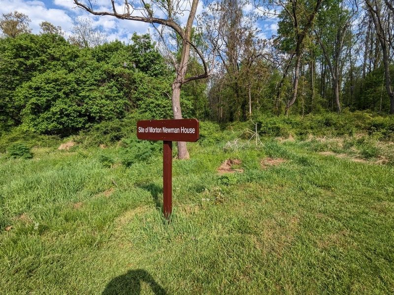 Site of Morton Newman House. Click for full size. Site of Morton Newman House image. Click for full size.