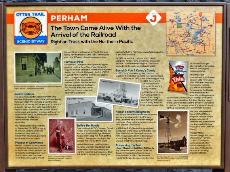 Perham Marker image. Click for full size.