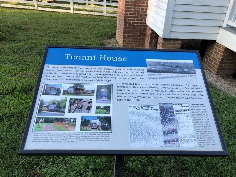 Tenant House Marker. Click for full size. Tenant House Marker image. Click for full size.