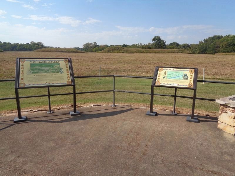 The Kincaid Mounds Marker. Click for full size. The Kincaid Mounds Marker image. Click for full size.