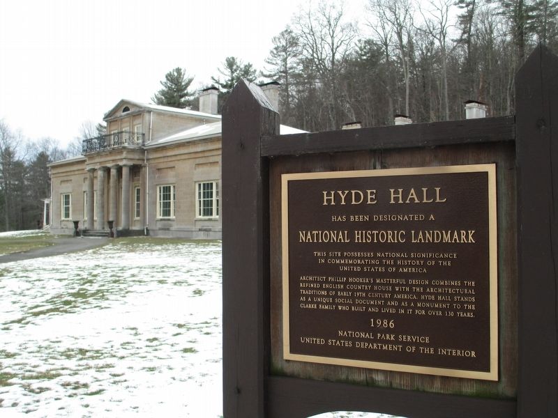 Hyde Hall Marker image. Click for full size.