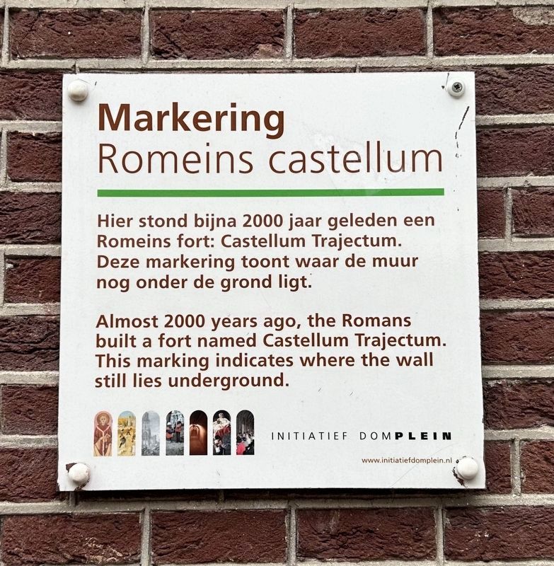 Castellum Trajectum Marker image. Click for full size.