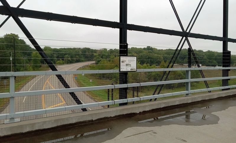 Historic Span of an Iron Bridge Marker image. Click for full size.