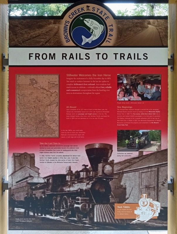 From Rails to Trails Marker image. Click for full size.