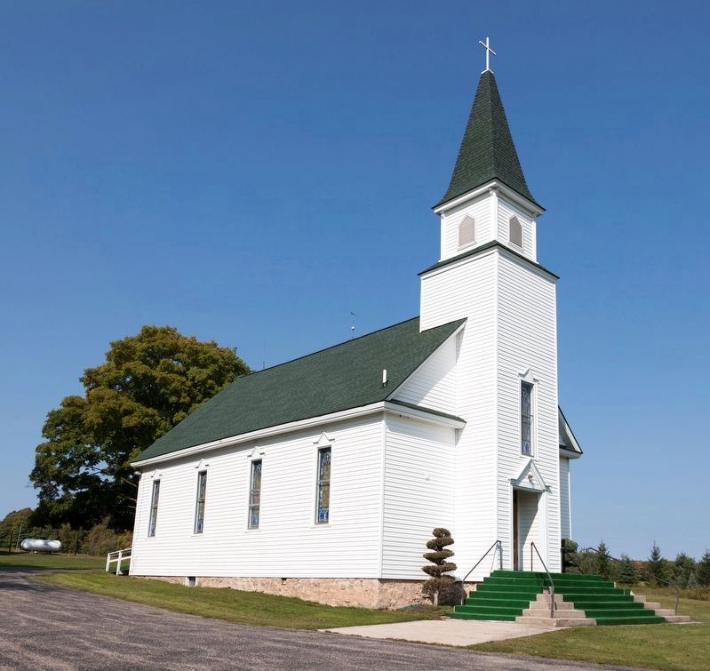 Leer Lutheran Church, Alpena County, Michigan image. Click for full size.