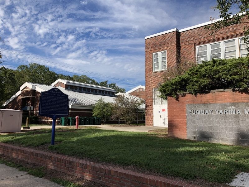 Fuquay Springs High School Marker image. Click for full size.