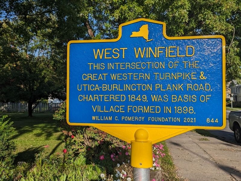 West Winfield Marker image. Click for full size.