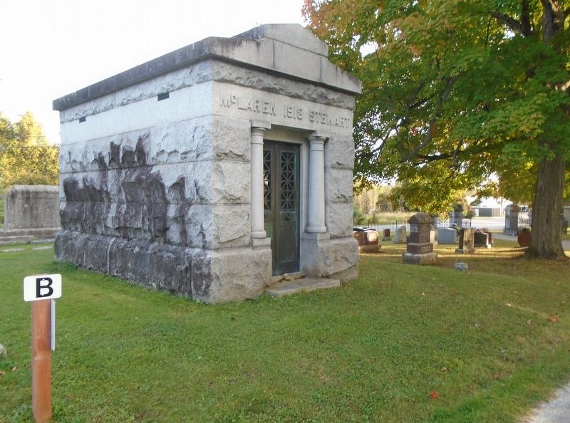 McLaren-Stewart Mausoleum. Click for full size. McLaren-Stewart Mausoleum image. Click for full size.