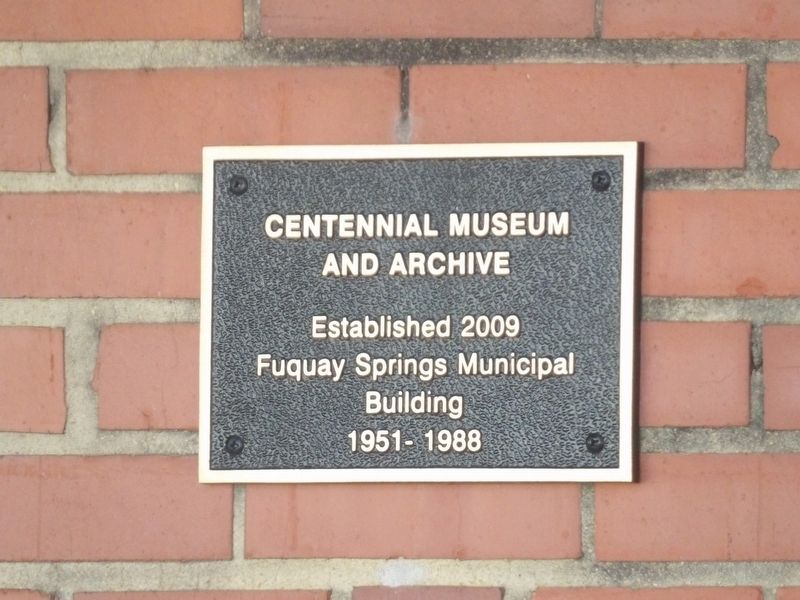 Centennial Museum and Archive Marker image. Click for full size.