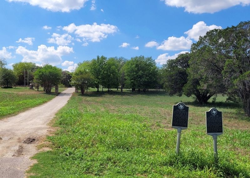 The Election Oak Marker is the right marker of the two markers image. Click for full size.