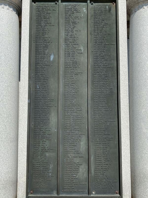 Osceola County World War I Memorial (south side). Click for full size. Osceola County World War I Memorial (south side) image. Click for full size.