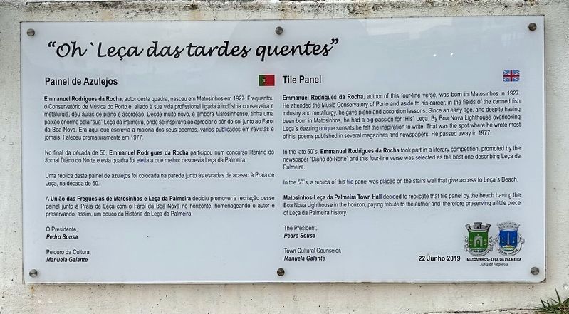 Emmanuel Rodrigues da Rocha Marker. Click for full size. Emmanuel Rodrigues da Rocha Marker image. Click for full size.