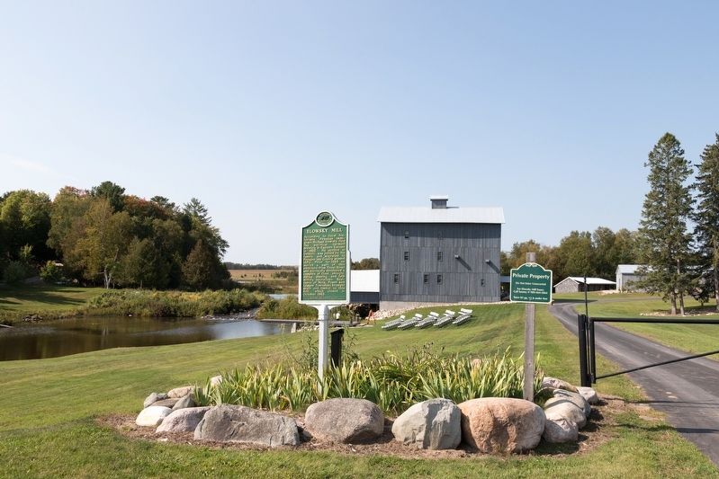 Elowsky Mill and Marker image. Click for full size.