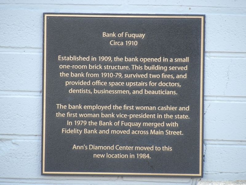 Bank of Fuquay Marker image. Click for full size.