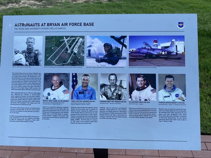 Informational marker on South Side of Aldrin Plaza. image. Click for full size.