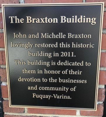 The Braxton Building Marker image. Click for full size.