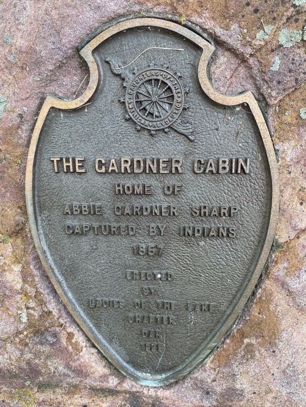 The Gardner Cabin Marker. Click for full size. The Gardner Cabin Marker image. Click for full size.