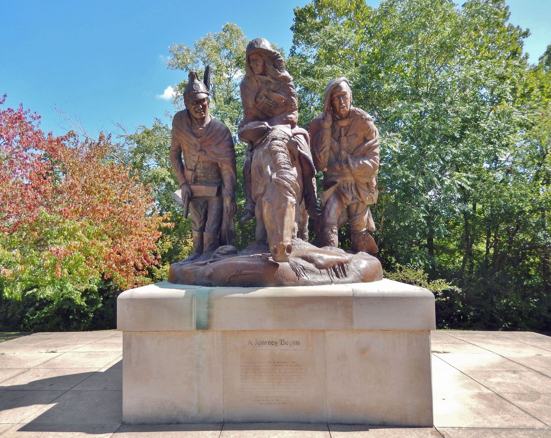 Battle of Mississinewa Memorial. Click for full size. Battle of Mississinewa Memorial image. Click for full size.